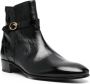 Lidfort 35mm patent leather ankle boots Black - Thumbnail 2