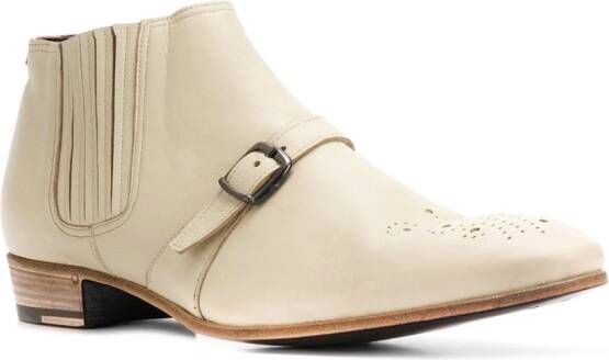 Lidfort buckle detail chelsea boots Neutrals
