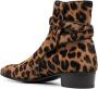 Lidfort leopard-print ankle boots Brown - Thumbnail 3