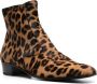 Lidfort leopard-print ankle boots Orange - Thumbnail 2