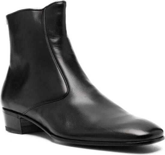 Lidfort Socrate leather boots Black