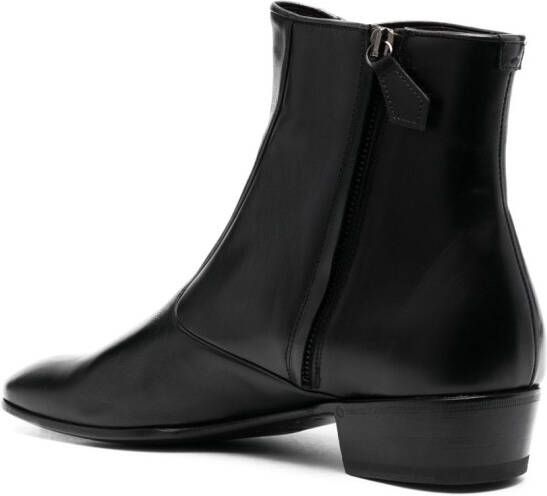 Lidfort Socrate leather boots Black