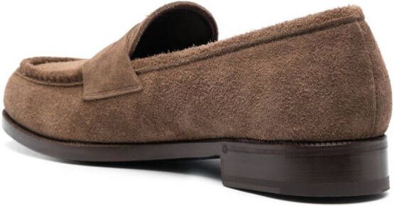 Lidfort suede penny loafers Brown