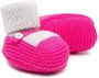 Little Bear knitted slip-on shoes Pink - Thumbnail 2