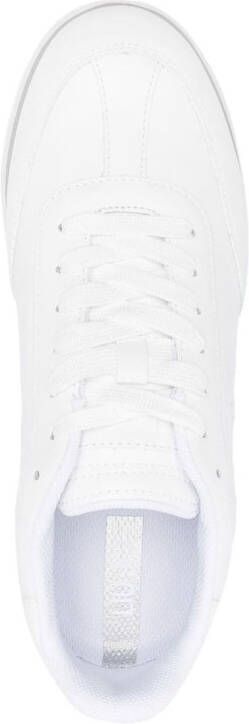 LIU JO 45mm embossed-logo lace-up sneakers White