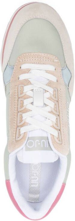 LIU JO 45mm panelled lace-up sneakers Neutrals