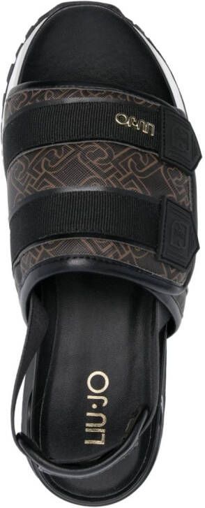 LIU JO 60mm strap chunky sandals Black