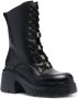 LIU JO 75mm Carrie lace-up boots Black - Thumbnail 2