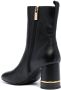 LIU JO 80mm leather ankle-boots Black - Thumbnail 3