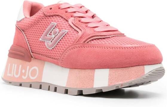 LIU JO Amazing 25 flatform sneakers Pink