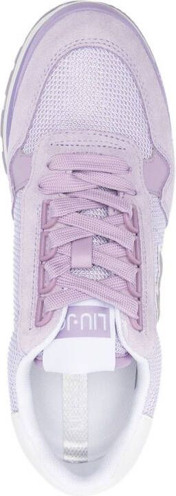 LIU JO Amazing lace-up sneakers Purple