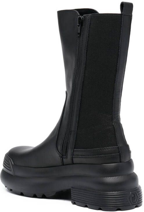 LIU JO Amy leather boots Black