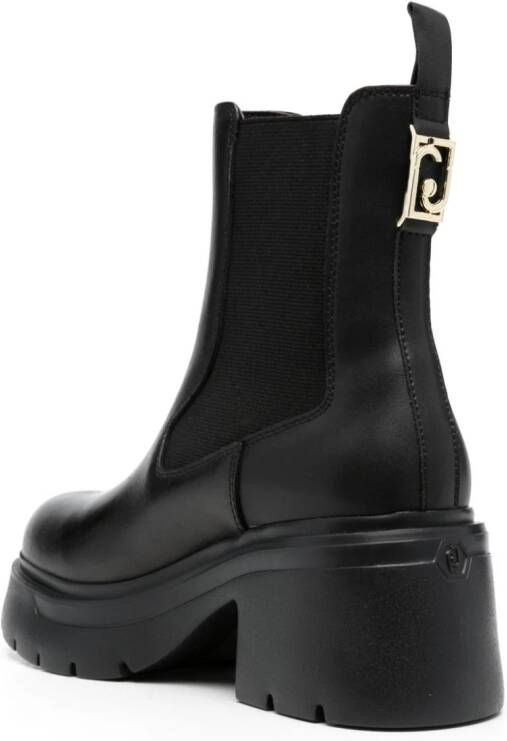 LIU JO Carrie 60mm leather ankle boots Black