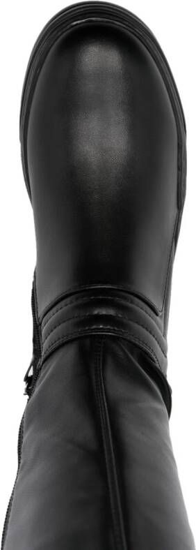 LIU JO Cleo 35mm chain-link boots Black
