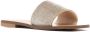 LIU JO crystal-embellished flat sandals Gold - Thumbnail 2