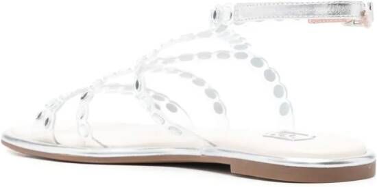 LIU JO crystal-embellished sandals Silver