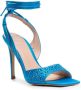LIU JO crystal-embellished stiletto sandals Blue - Thumbnail 2