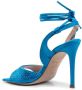 LIU JO crystal-embellished stiletto sandals Blue - Thumbnail 3