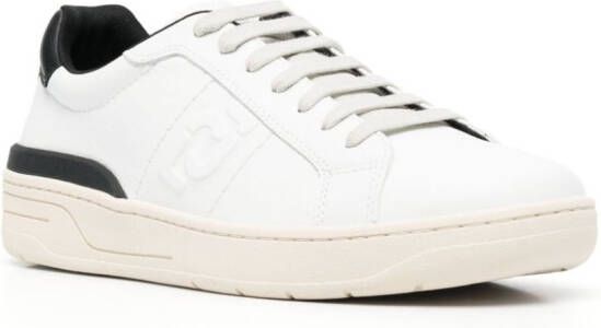 LIU JO embossed-logo low-top sneakers White