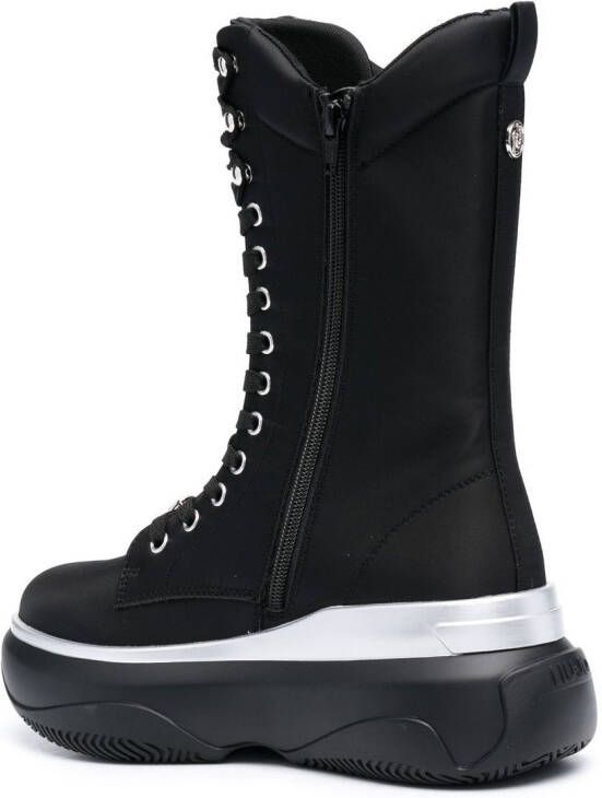 LIU JO June lace-up boots Black