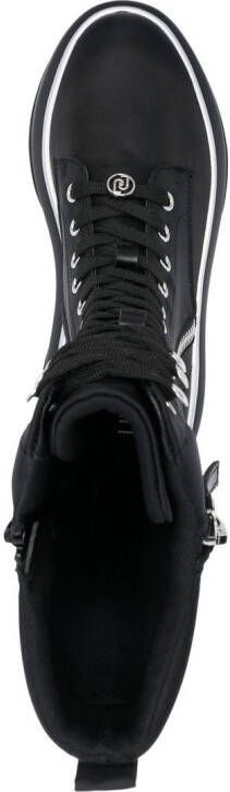 LIU JO June lace-up boots Black