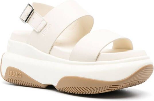 LIU JO June open-toe sandals White