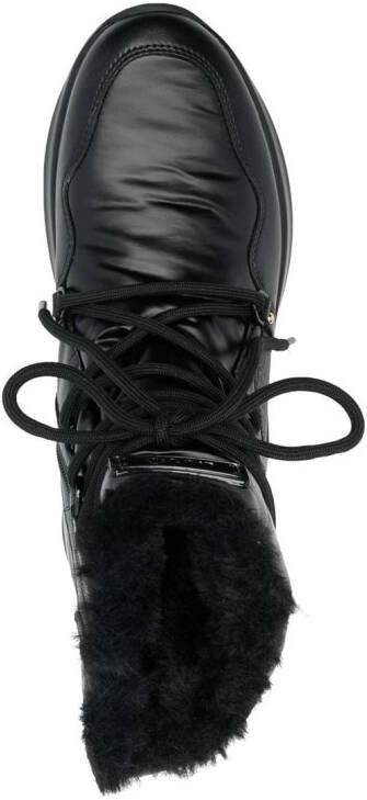 LIU JO lace-up ankle boots Black