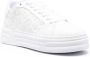 LIU JO logo-print leather sneakers White - Thumbnail 2