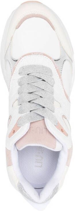 LIU JO low-top lace-up sneakers White