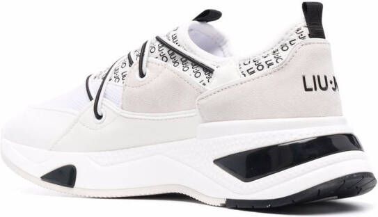 LIU JO low-top toggle fastened sneakers White