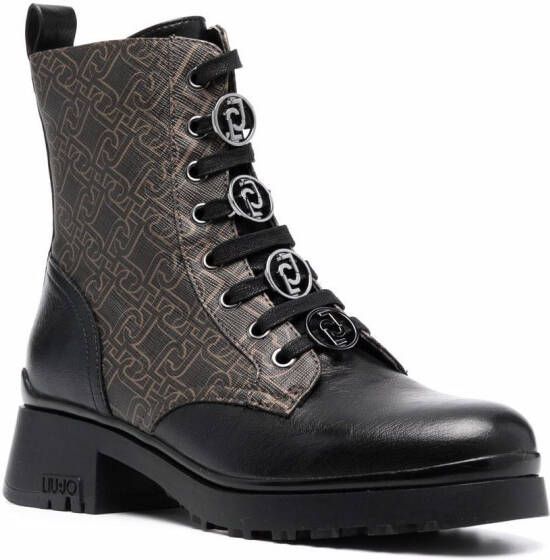 LIU JO Nacy 39 lace-up boots Brown