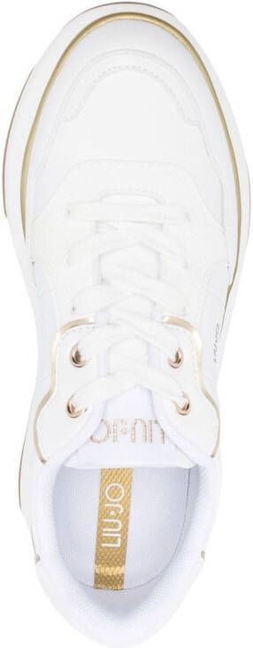 LIU JO platform lace-up sneakers White