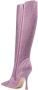 LIU JO rhinestone-embellished 110mm knee-high boots Purple - Thumbnail 3