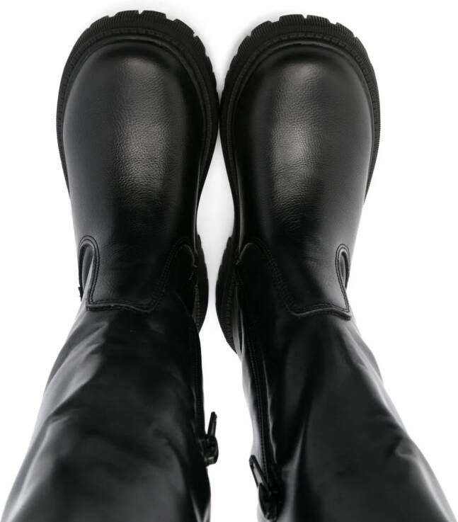 Liu Jo Kids slip-on tall boots Black