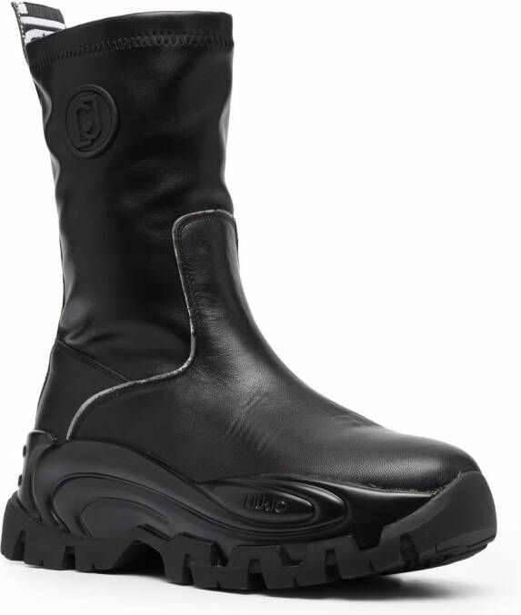 LIU JO Wave 16 chunky boots Black