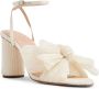 Loeffler Randall Camellia pleated-bow 90mm sandals Neutrals - Thumbnail 2