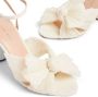 Loeffler Randall Camellia pleated-bow 90mm sandals Neutrals - Thumbnail 5