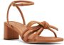 Loeffler Randall Mikel 50mm leather sandals Brown - Thumbnail 2