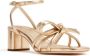 Loeffler Randall Mikel 50mm leather sandals Gold - Thumbnail 2