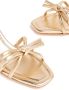 Loeffler Randall Mikel 50mm leather sandals Gold - Thumbnail 4