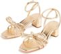 Loeffler Randall Mikel 50mm leather sandals Gold - Thumbnail 5