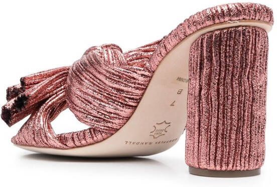 Loeffler Randall Penny bow-detail 100mm sandals Pink