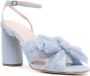 Loeffler Randall plissé-detail 90mm sandals Blue - Thumbnail 2