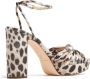 Loeffler Randall Rivka 110mm leopard-print sandals Neutrals - Thumbnail 3