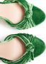 Loeffler Randall Rivka 110mm velvet sandals Green - Thumbnail 4