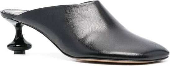 LOEWE 45mm toy-heel leather mules Black