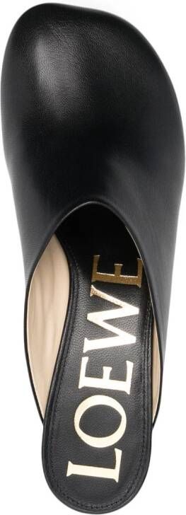 LOEWE 45mm toy-heel leather mules Black