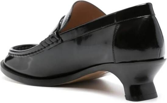 LOEWE Campo 40mm leather loafers Black