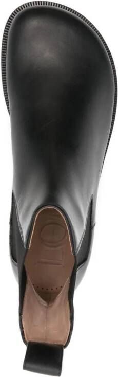 LOEWE Campo leather chelsea boot Black
