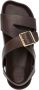 LOEWE crossover-strap leather sandals Brown - Thumbnail 4
